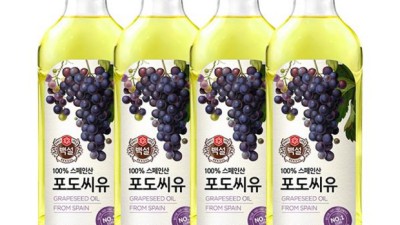 CJ포도씨유 900ml 3개, 득템 후기! ✨